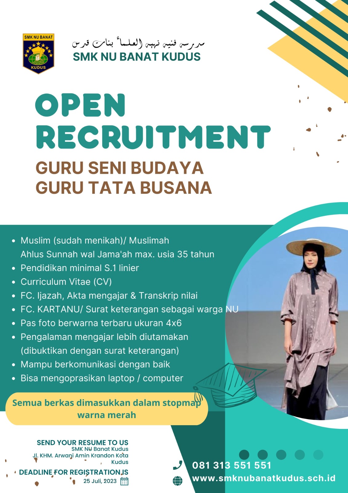 INFO LOKER SMK NU BANAT KUDUS